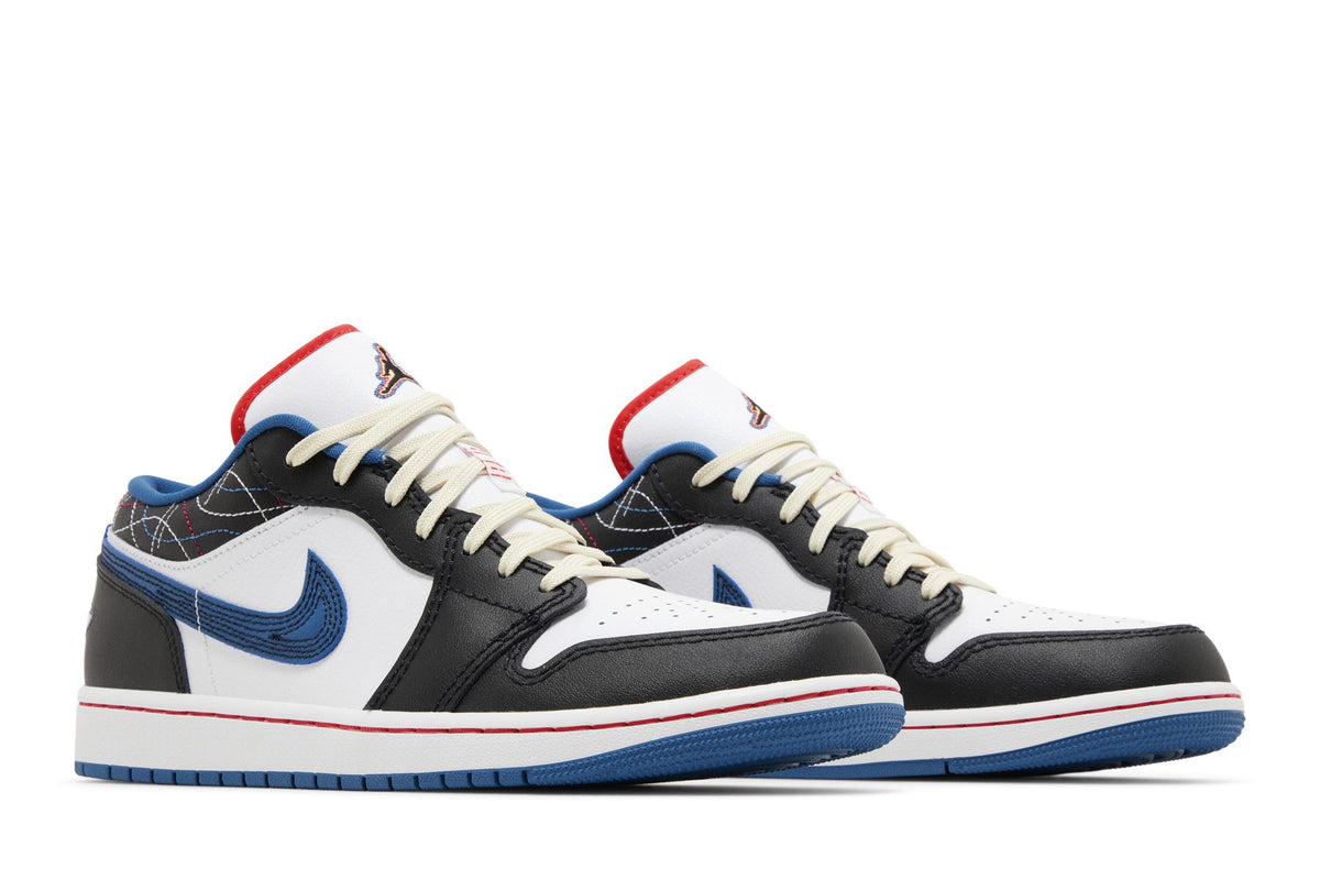 Jordan 1 Low SE Industrial Blue Sashiko sneaker afbeelding 8 - stylecode FV3622-141