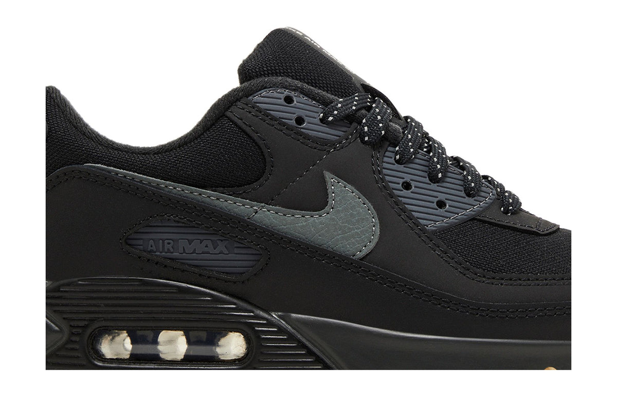 Nike Air Max 90 Black Smoke Grey Gum Reflective sneaker afbeelding 2 - stylecode FV0387-001