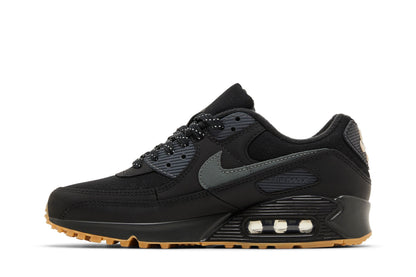 Nike Air Max 90 Black Smoke Grey Gum Reflective sneaker afbeelding 3 - stylecode FV0387-001