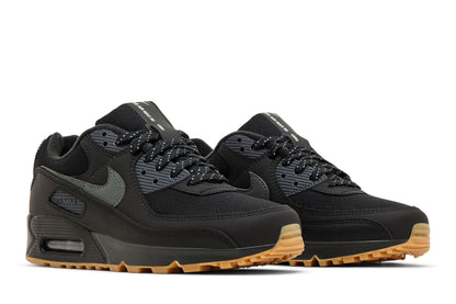 Nike Air Max 90 Black Smoke Grey Gum Reflective sneaker afbeelding 8 - stylecode FV0387-001
