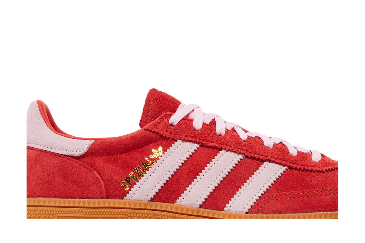 adidas Handball Spezial Bright Red Clear Pink (Women's) sneaker afbeelding 2 - stylecode IE5894