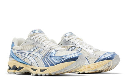 ASICS Gel-Kayano 14 Cream Metallic Blue sneaker afbeelding 8 - stylecode 1203A537-102