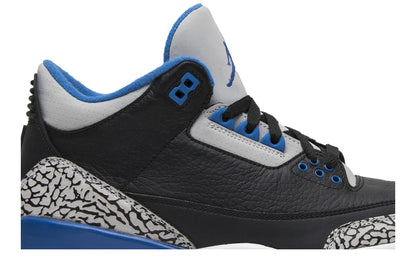 Jordan 3 Retro Sport Blue sneaker afbeelding 2 - stylecode 136064-007
