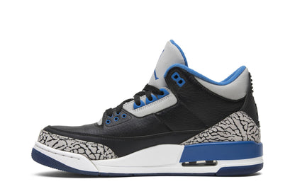 Jordan 3 Retro Sport Blue sneaker afbeelding 3 - stylecode 136064-007