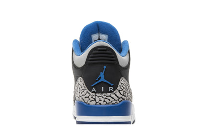 Jordan 3 Retro Sport Blue sneaker afbeelding 7 - stylecode 136064-007