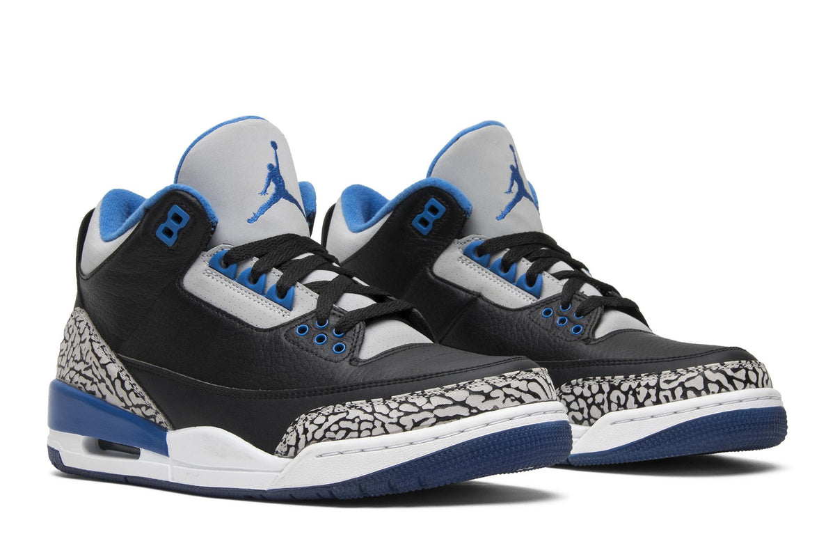 Jordan 3 Retro Sport Blue sneaker afbeelding 8 - stylecode 136064-007