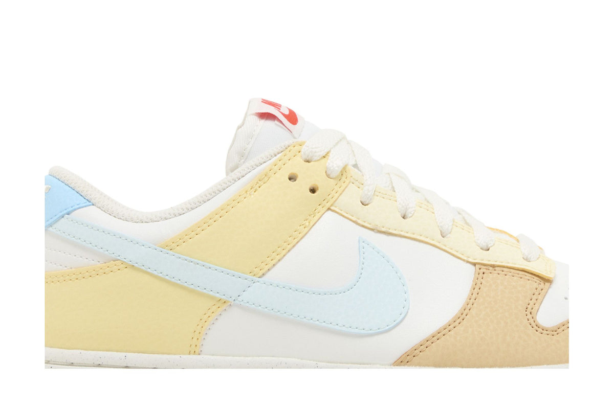 Nike Dunk Low Next Nature Soft Yellow Alabaster (Women's) sneaker afbeelding 2 - stylecode FZ4347-100