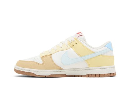 Nike Dunk Low Next Nature Soft Yellow Alabaster (Women's) sneaker afbeelding 3 - stylecode FZ4347-100