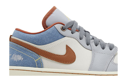 Jordan 1 Low Phantom Denim (Women's) sneaker afbeelding 2 - stylecode FZ5045-091