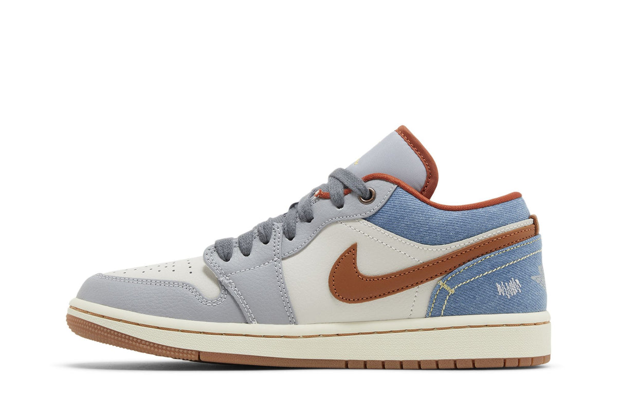 Jordan 1 Low Phantom Denim (Women's) sneaker afbeelding 3 - stylecode FZ5045-091