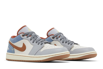 Jordan 1 Low Phantom Denim (Women's) sneaker afbeelding 8 - stylecode FZ5045-091