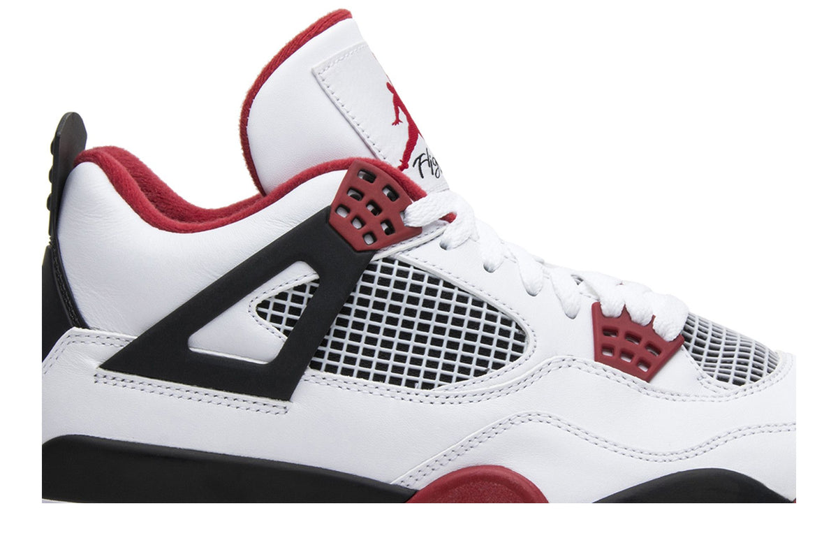 Jordan 4 Retro Fire Red (2012) sneaker afbeelding 2 - stylecode 308497-110