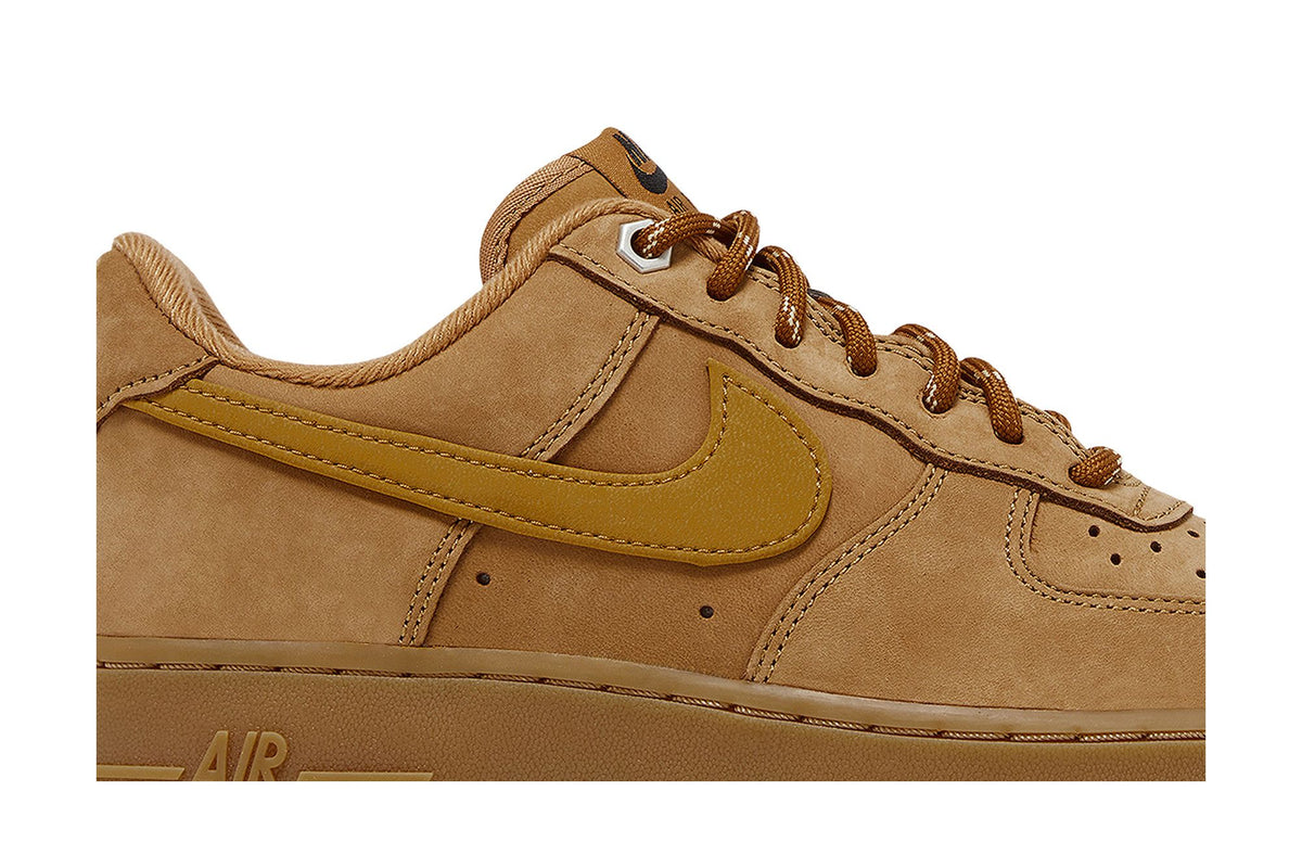 Nike Air Force 1 Low '07 WB Flax Wheat Gum Light Brown (Women's) sneaker afbeelding 2 - stylecode FZ7372-200
