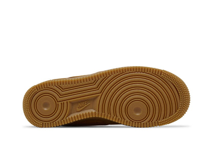 Nike Air Force 1 Low '07 WB Flax Wheat Gum Light Brown (Women's) sneaker afbeelding 4 - stylecode FZ7372-200