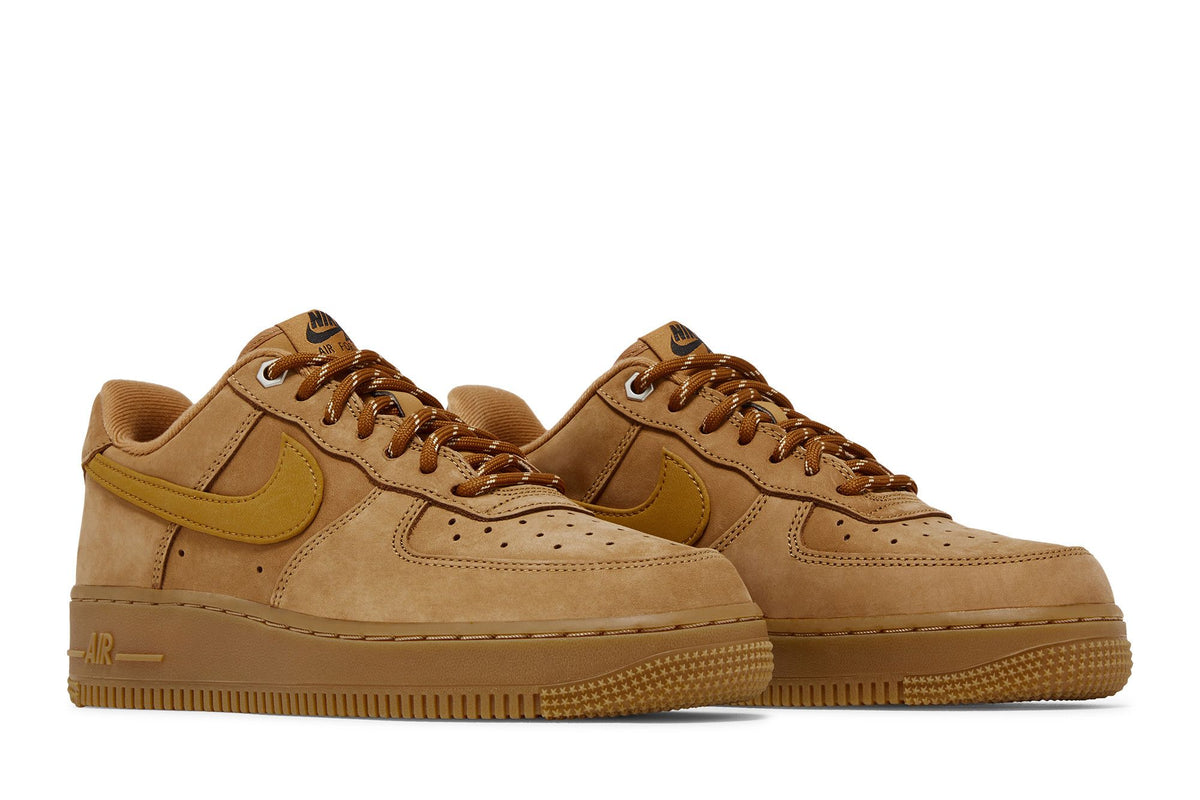 Nike Air Force 1 Low '07 WB Flax Wheat Gum Light Brown (Women's) sneaker afbeelding 8 - stylecode FZ7372-200