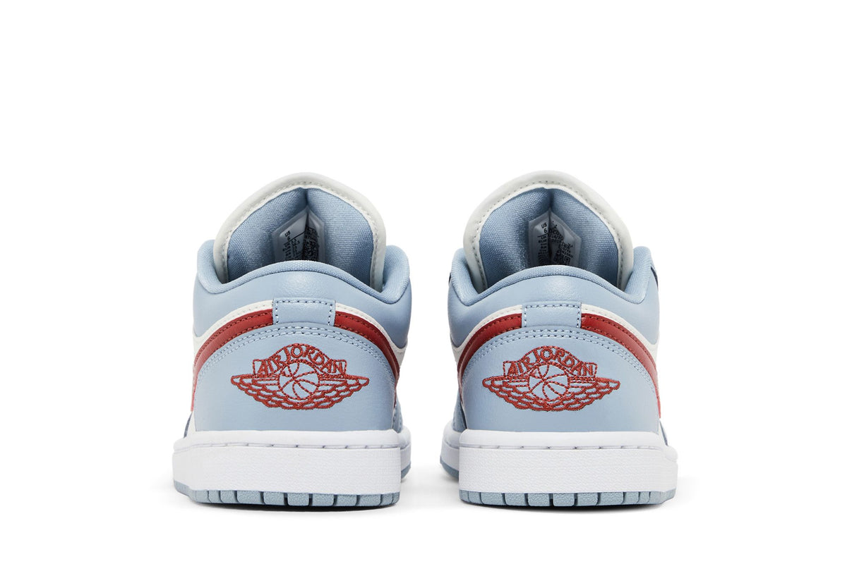 Jordan 1 Low Blue Whisper Dune Red (Women's) sneaker afbeelding 6 - stylecode DC0774-164