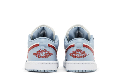 Jordan 1 Low Blue Whisper Dune Red (Women's) sneaker afbeelding 6 - stylecode DC0774-164