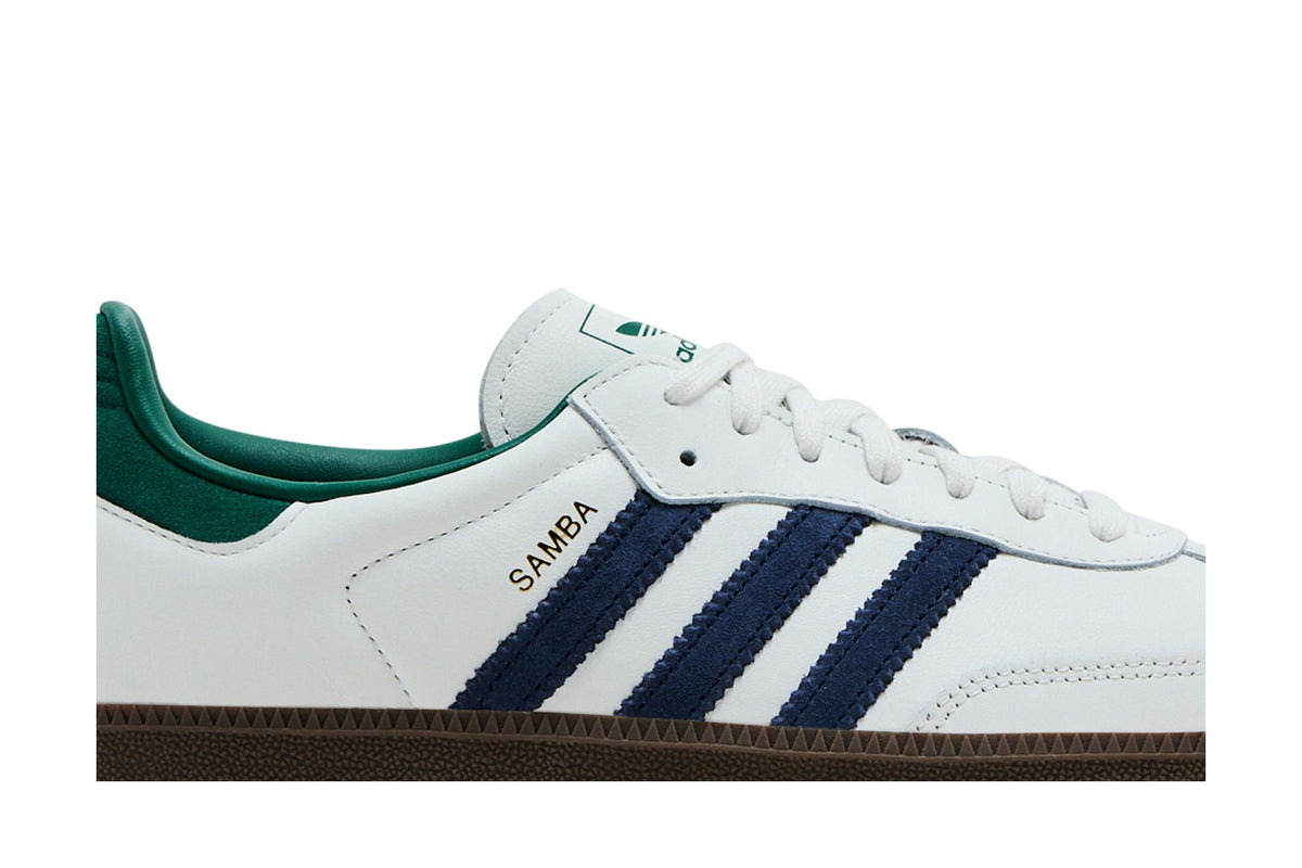 adidas Samba OG Black White Collegiate Green sneaker afbeelding 2 - stylecode IH4882