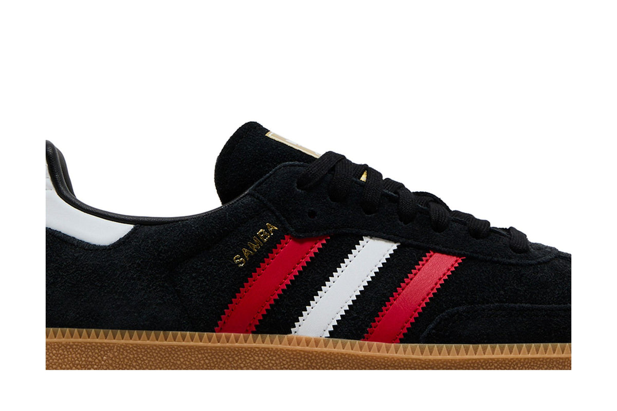 adidas Samba OG Core Black Better Scarlet sneaker afbeelding 2 - stylecode IG1824