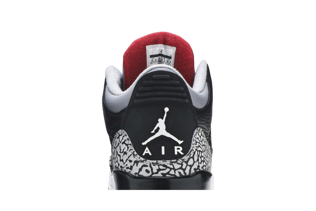 Jordan 3 Retro Black Cement (2011) sneaker afbeelding 7 - stylecode 136064-010