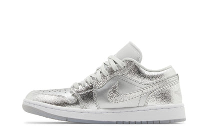 Jordan 1 Low SE Metallic Silver (Women's) sneaker afbeelding 3 - stylecode FN5030-001