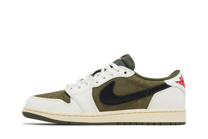 Jordan 1 Retro Low OG SP Travis Scott Medium Olive sneaker afbeelding 3 - stylecode DM7866-200