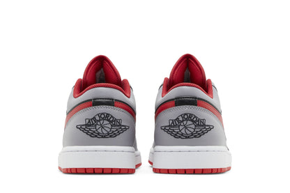 Jordan 1 Low Black Light Smoke Grey Gym Red sneaker afbeelding 6 - stylecode 553558-060