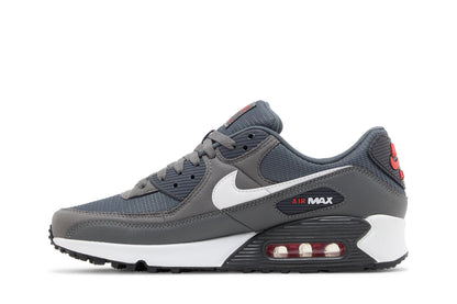 Nike Air Max 90 Iron Grey University Red sneaker afbeelding 3 - stylecode DR0145-003