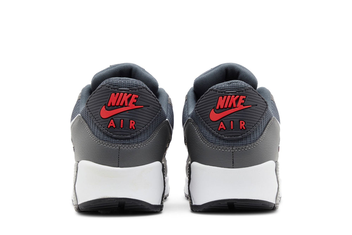 Nike Air Max 90 Iron Grey University Red sneaker afbeelding 6 - stylecode DR0145-003