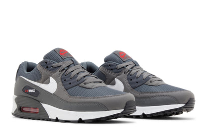 Nike Air Max 90 Iron Grey University Red sneaker afbeelding 8 - stylecode DR0145-003