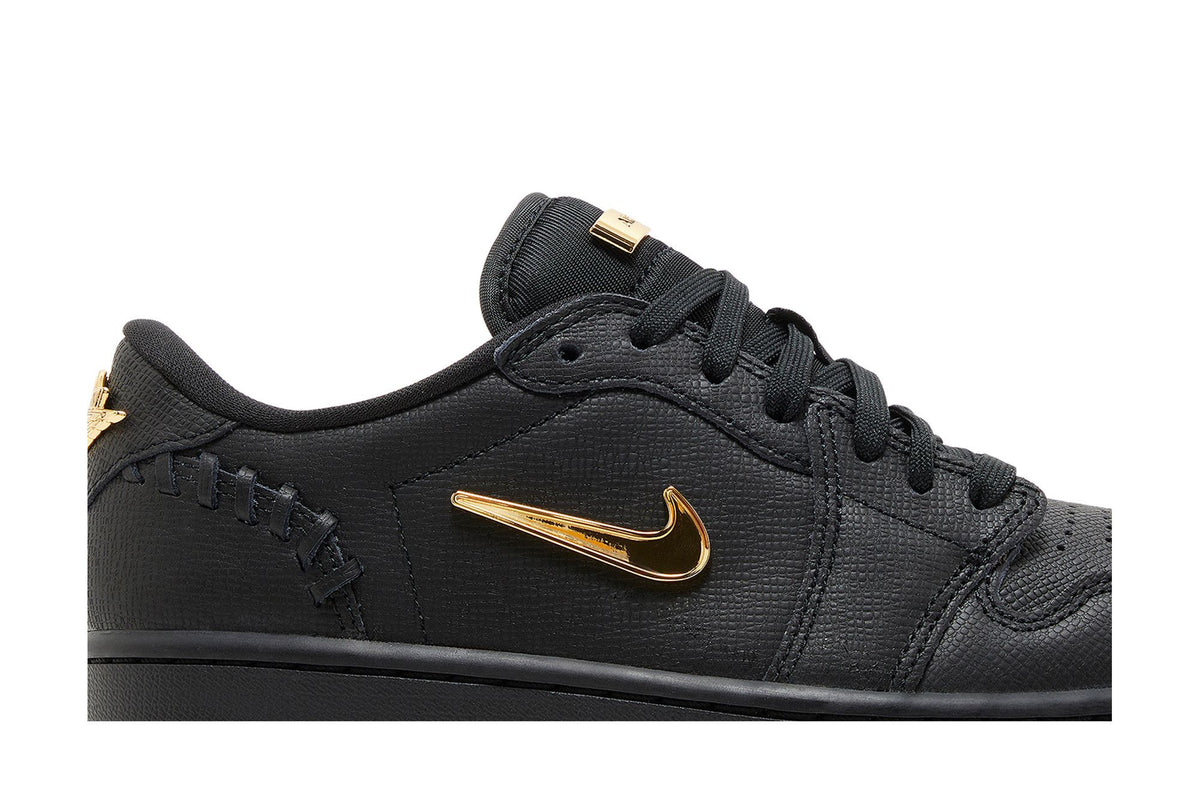 Jordan 1 Low Method of Make Black Metallic Gold (Women's) sneaker afbeelding 2 - stylecode FN5032-007
