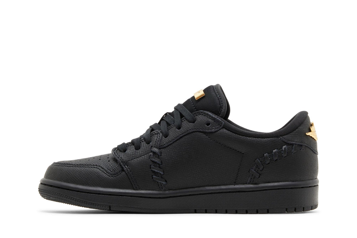Jordan 1 Low Method of Make Black Metallic Gold (Women's) sneaker afbeelding 3 - stylecode FN5032-007
