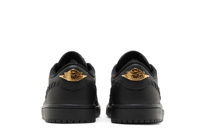 Jordan 1 Low Method of Make Black Metallic Gold (Women's) sneaker afbeelding 6 - stylecode FN5032-007