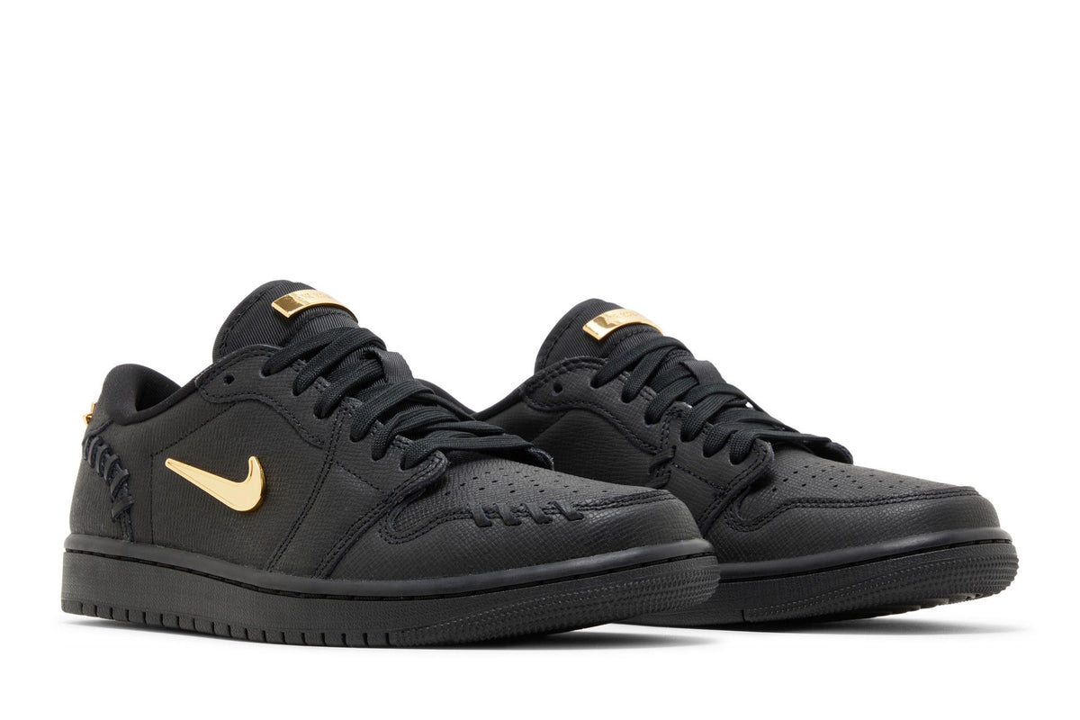 Jordan 1 Low Method of Make Black Metallic Gold (Women's) sneaker afbeelding 8 - stylecode FN5032-007