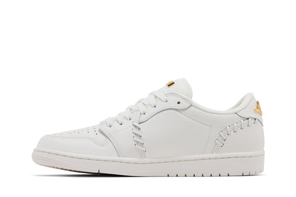 Jordan 1 Low Method of Make Sail Metallic Gold (Women's) sneaker afbeelding 3 - stylecode FN5032-100