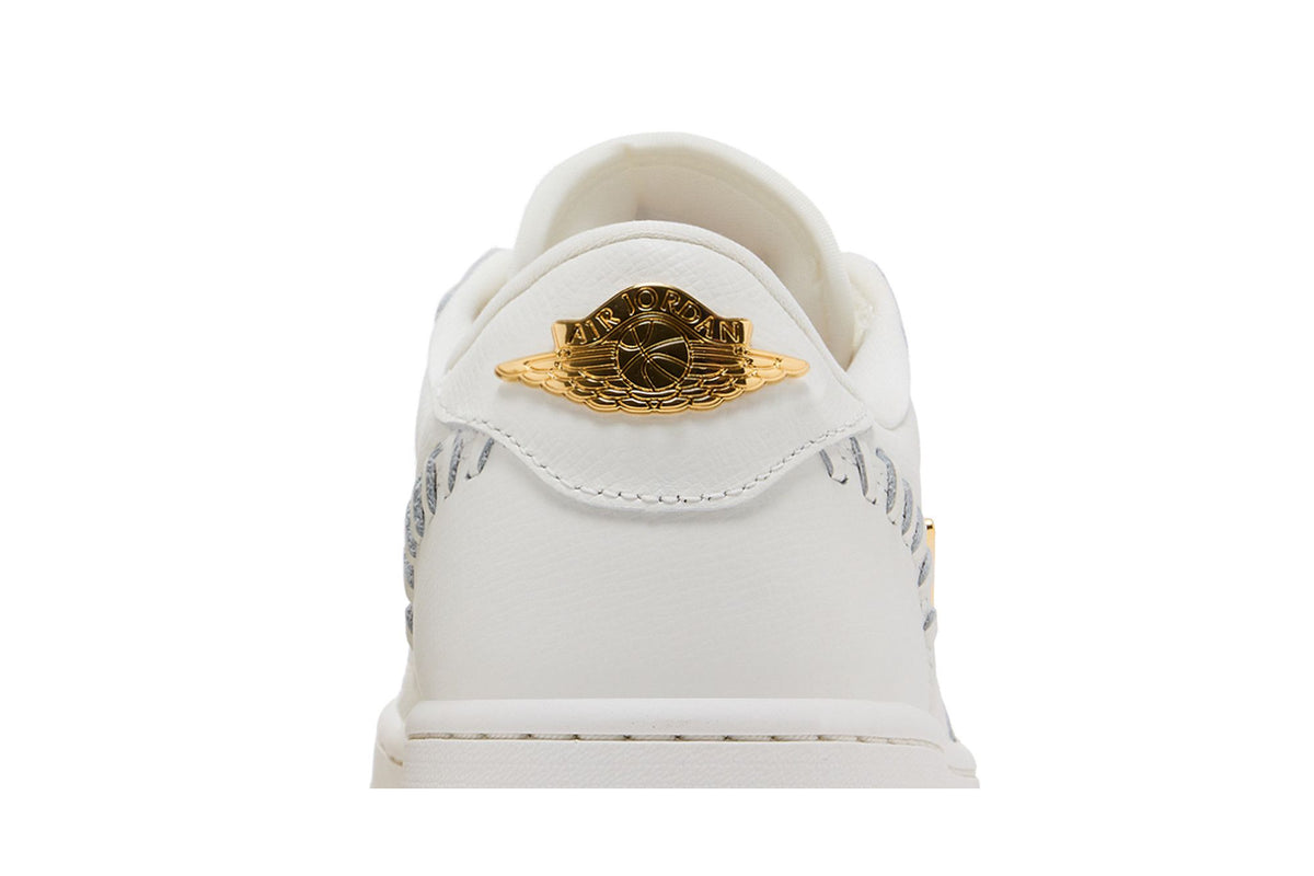 Jordan 1 Low Method of Make Sail Metallic Gold (Women's) sneaker afbeelding 7 - stylecode FN5032-100