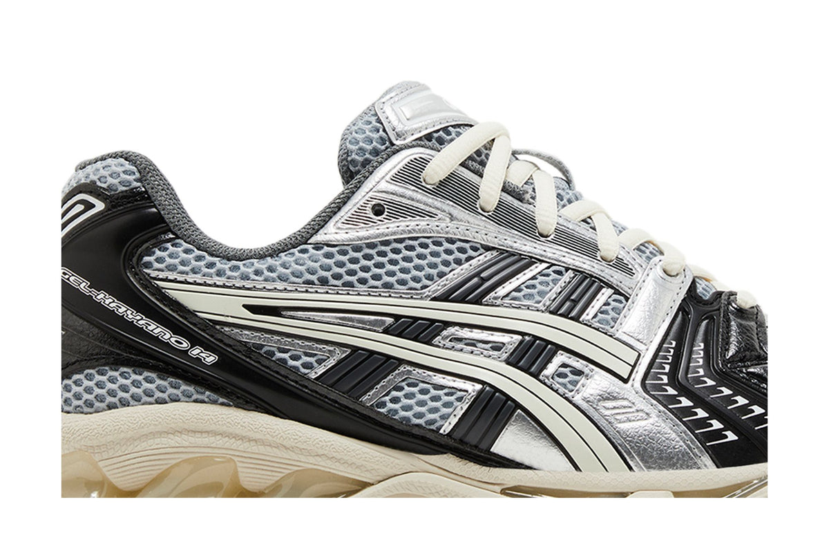 ASICS Gel-Kayano 14 Black Glacier Grey Silver sneaker afbeelding 2 - stylecode 1201A935-001