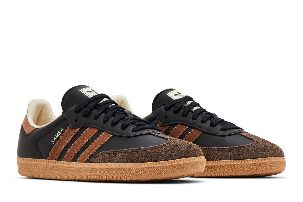adidas Samba OG Core Black Preloved Brown sneaker afbeelding 8 - stylecode IE9123