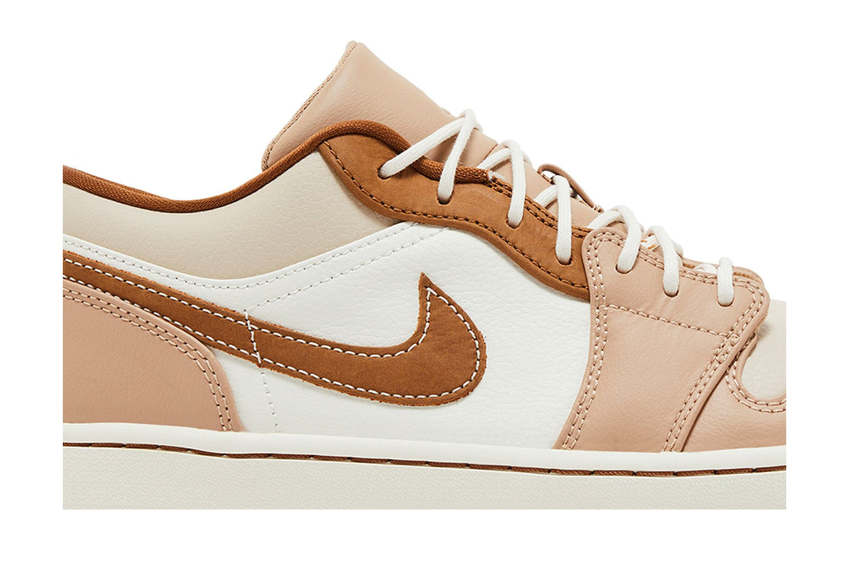 Jordan 1 Low SE Hemp Light British Tan sneaker afbeelding 2 - stylecode HF5753-221