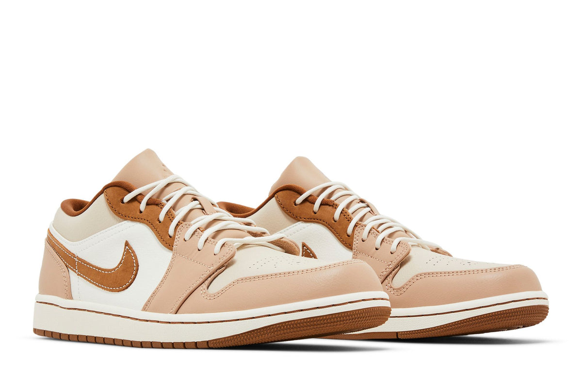 Jordan 1 Low SE Hemp Light British Tan sneaker afbeelding 8 - stylecode HF5753-221