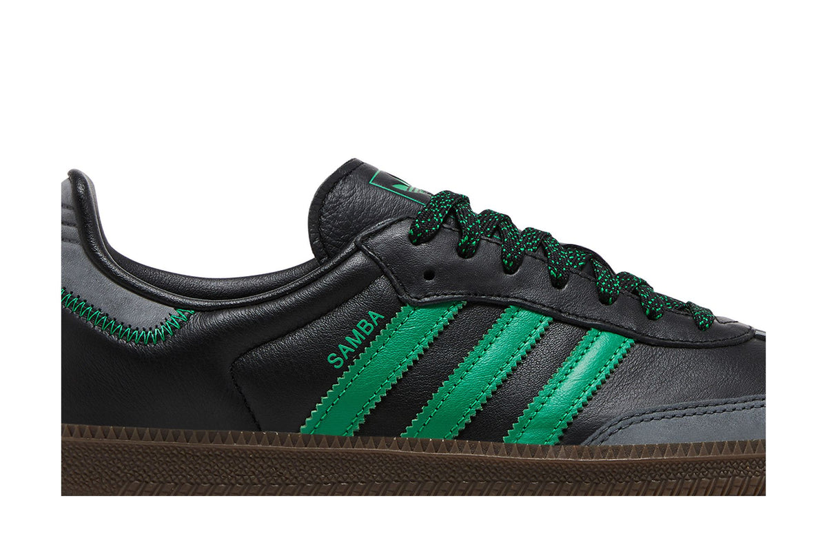 adidas Samba OG Black Green (Women's) sneaker afbeelding 2 - stylecode IE6520