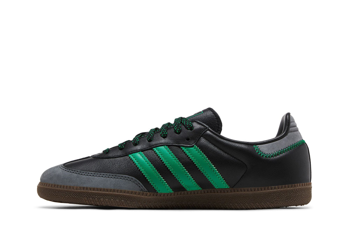 adidas Samba OG Black Green (Women's) sneaker afbeelding 3 - stylecode IE6520