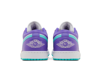 Jordan 1 Low SE Psychic Purple Hyper Jade sneaker afbeelding 6 - stylecode HJ9013-550