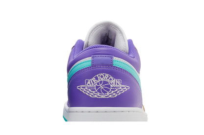 Jordan 1 Low SE Psychic Purple Hyper Jade sneaker afbeelding 7 - stylecode HJ9013-550
