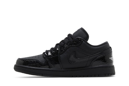 Jordan 1 Low SE Patent Elephant Black (Women's) sneaker afbeelding 3 - stylecode HJ7743-010