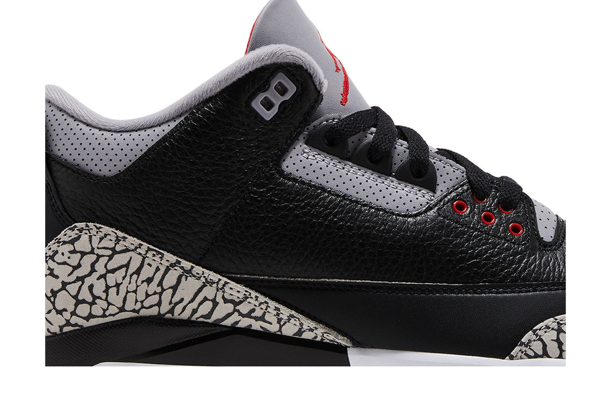 Jordan 3 Mid Retro MCS Black Cement sneaker afbeelding 2 - stylecode FZ8627-001