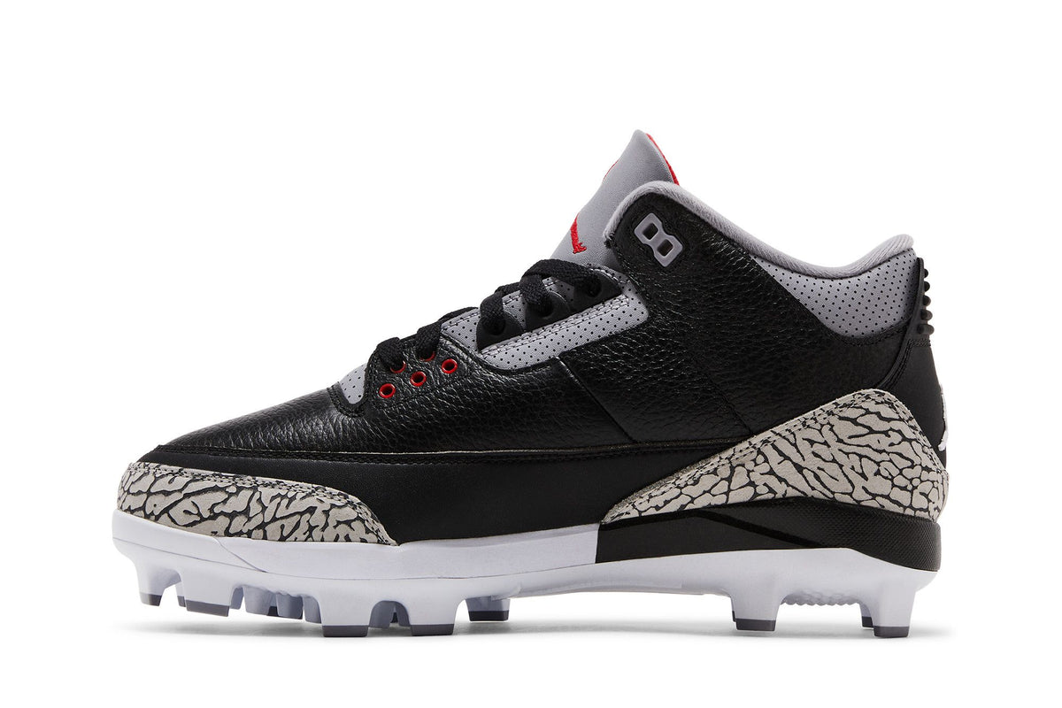 Jordan 3 Mid Retro MCS Black Cement sneaker afbeelding 3 - stylecode FZ8627-001