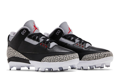 Jordan 3 Mid Retro MCS Black Cement sneaker afbeelding 8 - stylecode FZ8627-001
