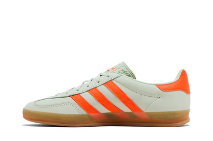 adidas Gazelle Indoor Linen Green Solar Orange (Women's) sneaker afbeelding 3 - stylecode IF6982