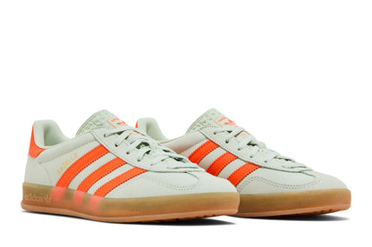 adidas Gazelle Indoor Linen Green Solar Orange (Women's) sneaker afbeelding 8 - stylecode IF6982